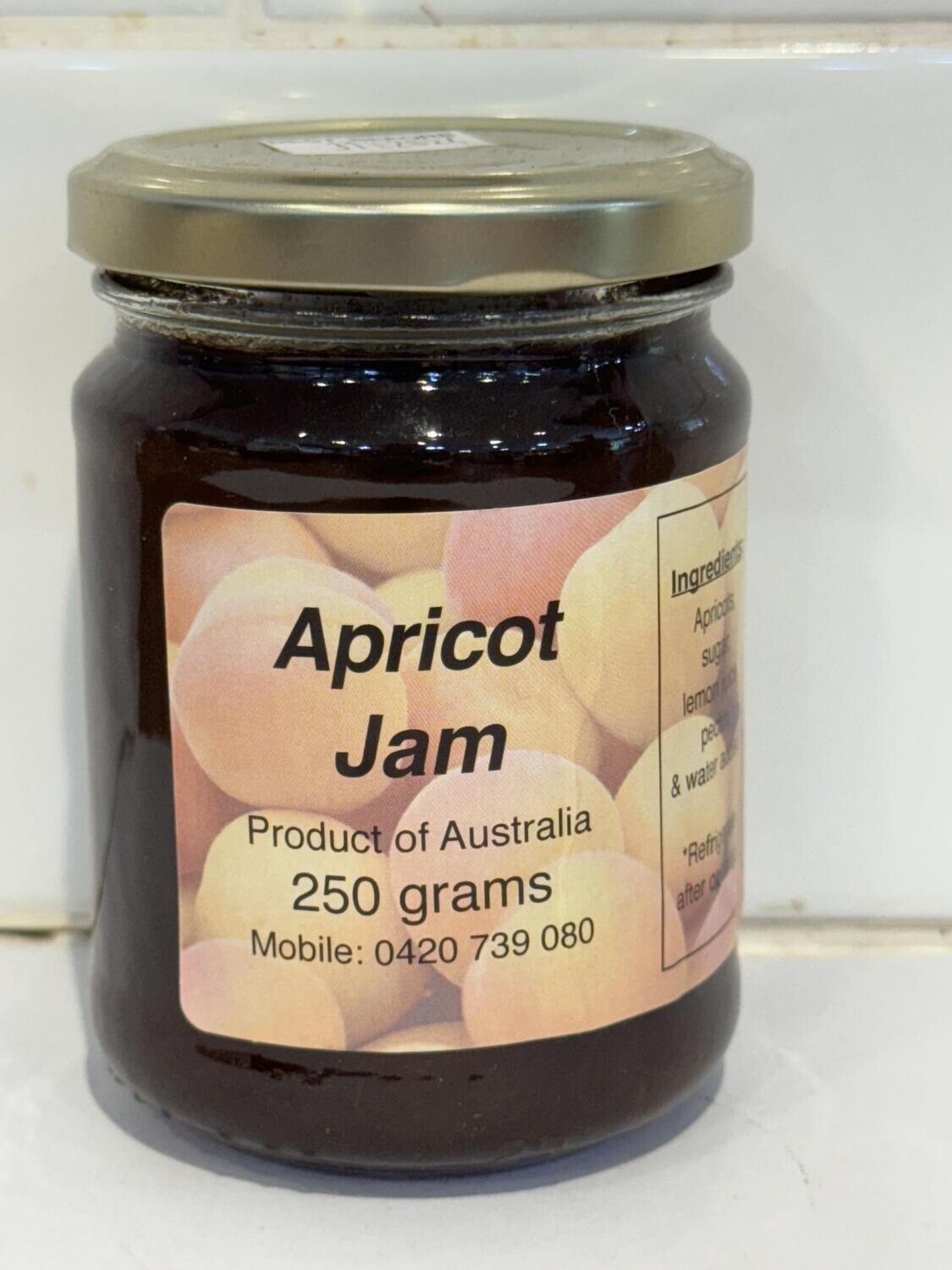HOMESTYLE - Apricot Jam 250g jar, Each