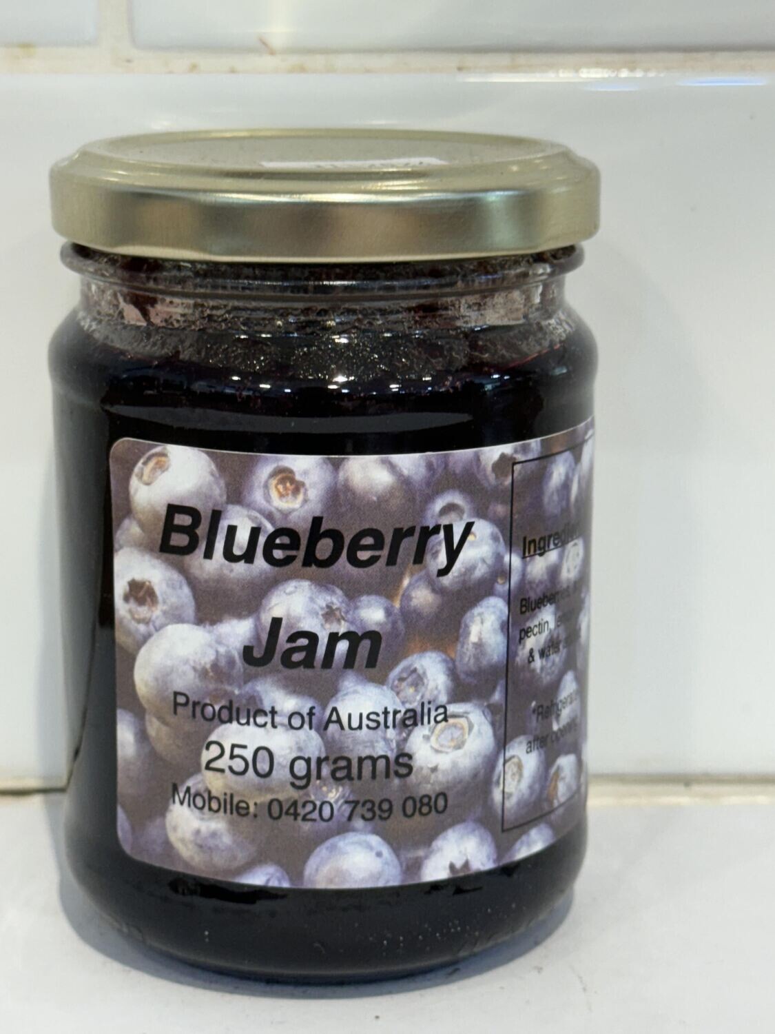 HOMESTYLE - Blueberry Jam 250g jar, Each