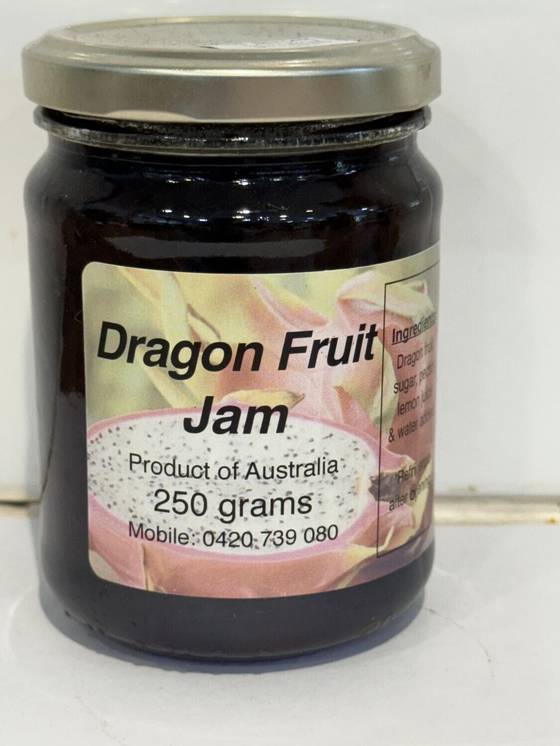 HOMESTYLE - Dragon Fruit Jam 250g jar, Each