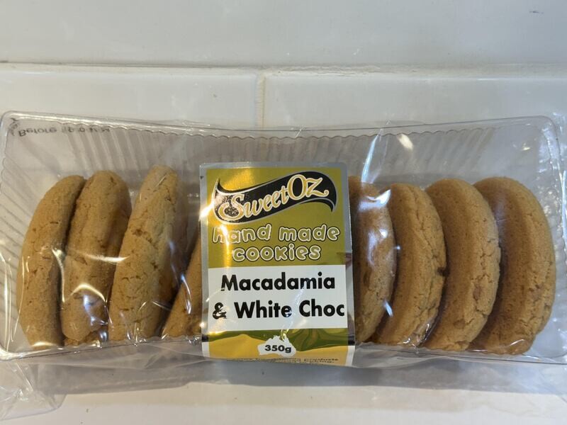 Sweet Oz - Macadamia and White Chocolate Biscuits, Each