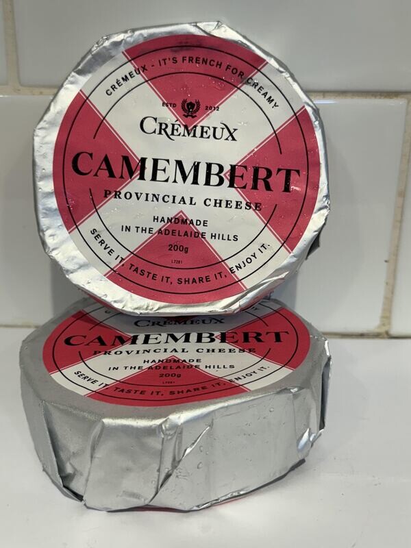 CREMEUX - Camembert Cheese 200g, Each