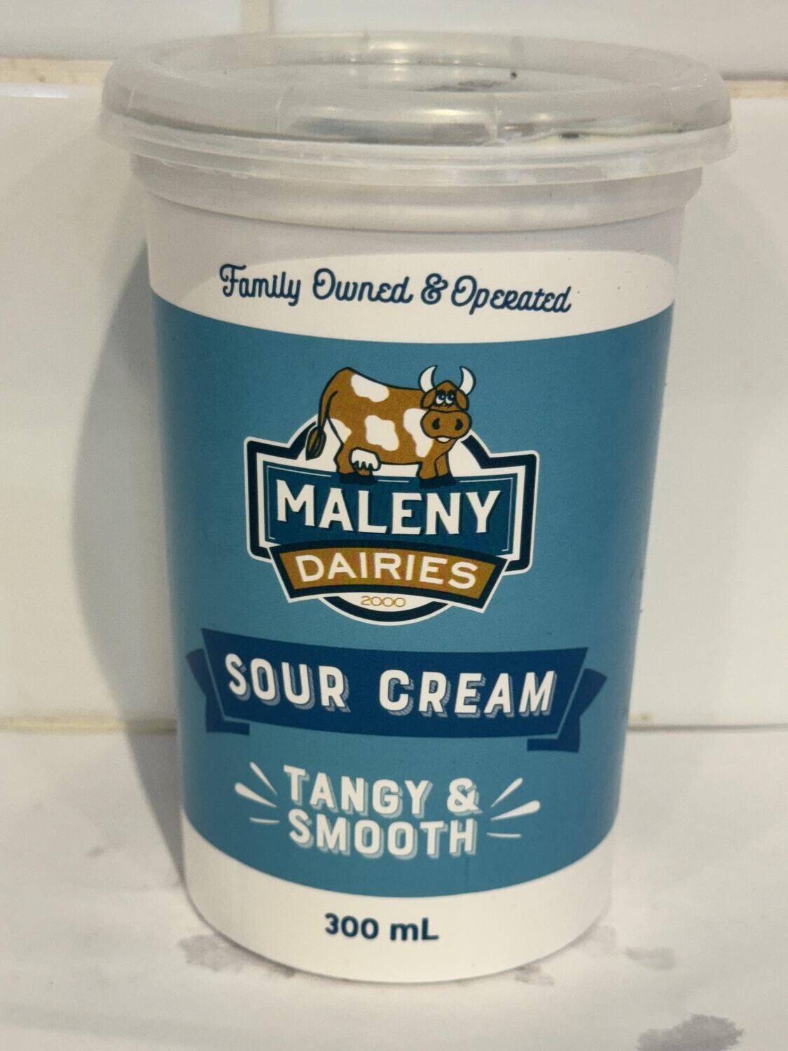 MALENY DAIRIES - Sour Cream 300ml tub, Each