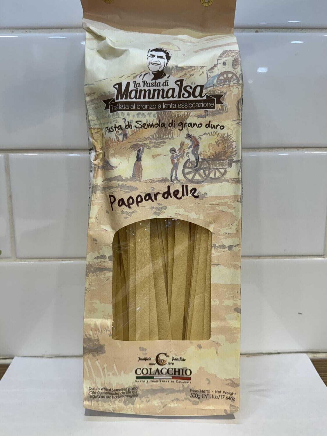 MAMMA ISA - Pappardelle Pasta 500gm packet, Each