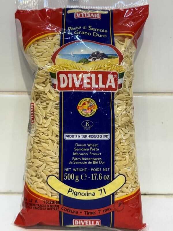 DIVELLA - Pignolina 71 500G packet, Each