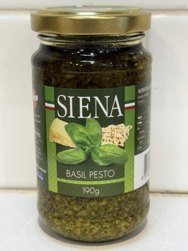 Siena - Basil Pesto 190gm, Each