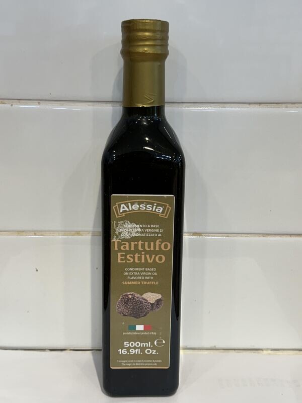 ALESSIA - Tartufo Estivo Summer Truffle oil 500ml Bottle, Each