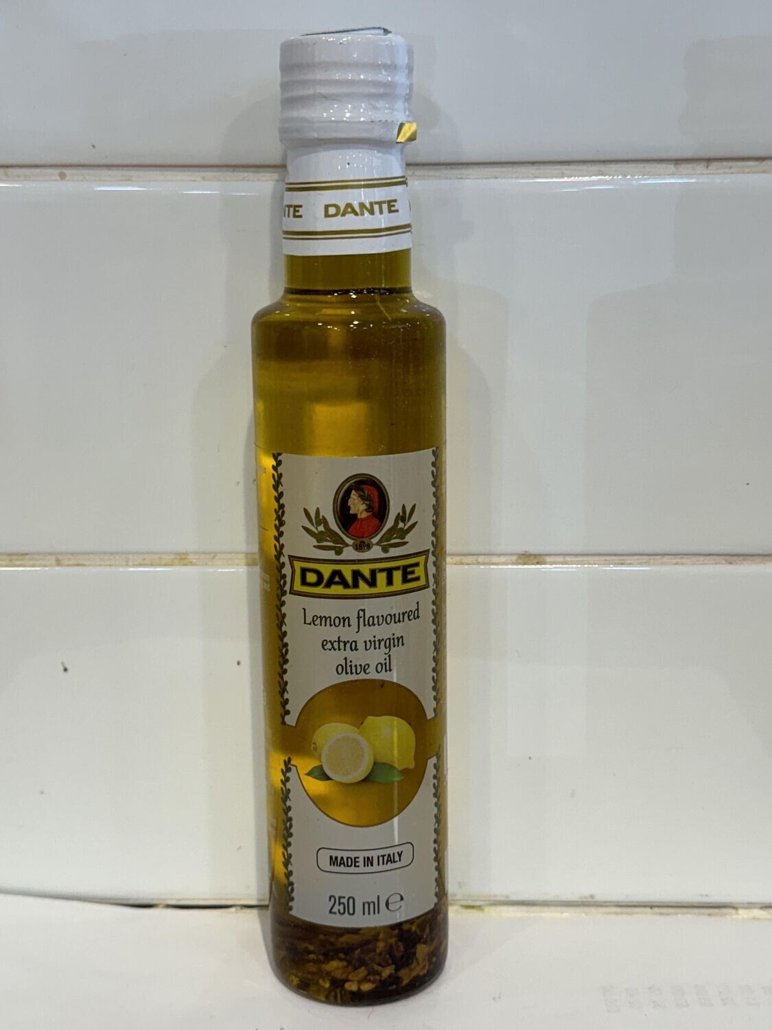 DANTE - Lemon flavoured Extra Virgin Olive Oil 250ml bottle, Each