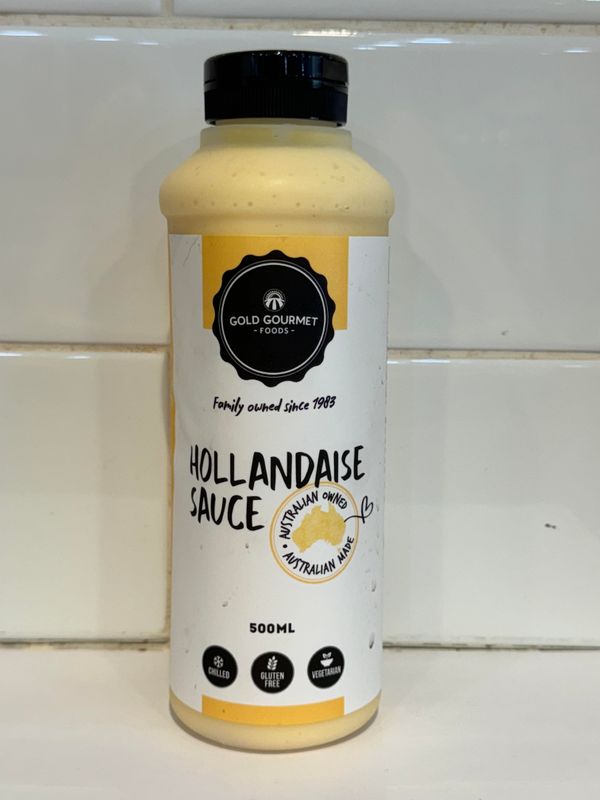 GOLD GOURMET FOODS - Hollandaise Sauce 500ml bottle, Each