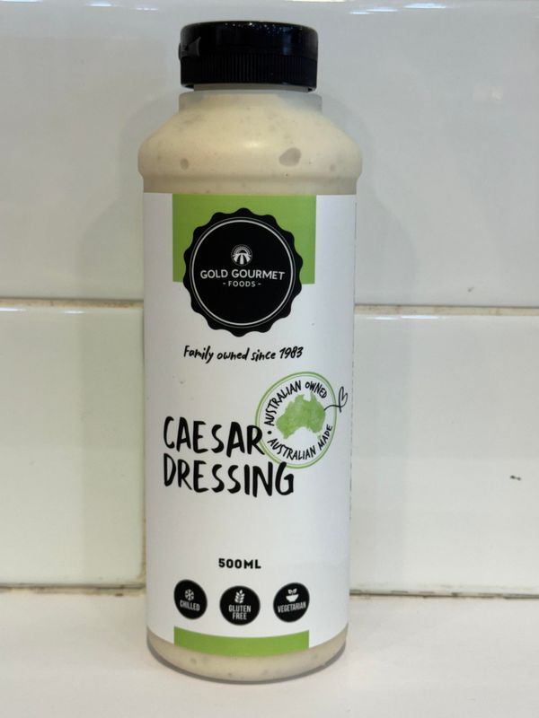 GOLD GOURMET FOODS - Caesar Dressing 500ml bottle, Each