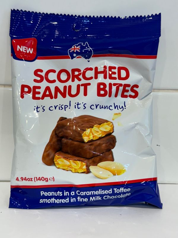 Scorched Peanut Bites 140g, Each