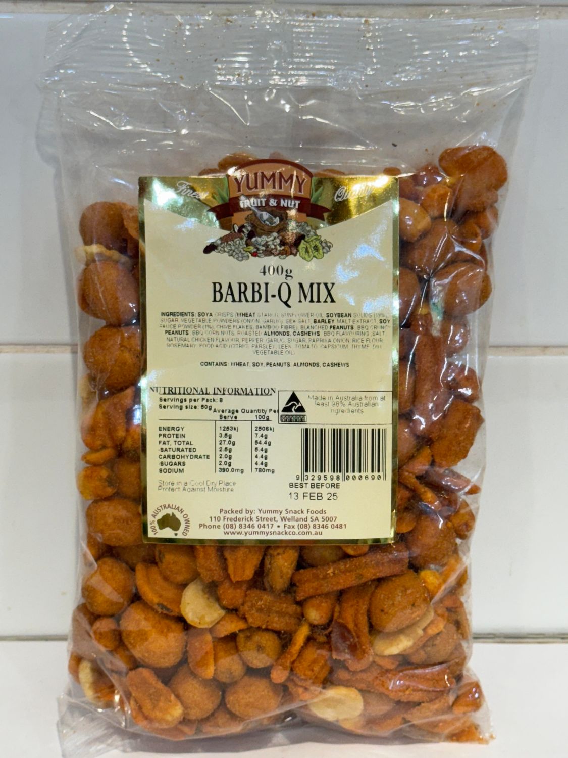 YUMMY SNACKS - 400g Barbi-Q Mix