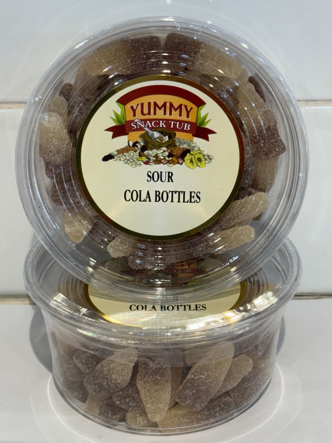 YUMMY SNACKS - 250g Sour Cola Bottles