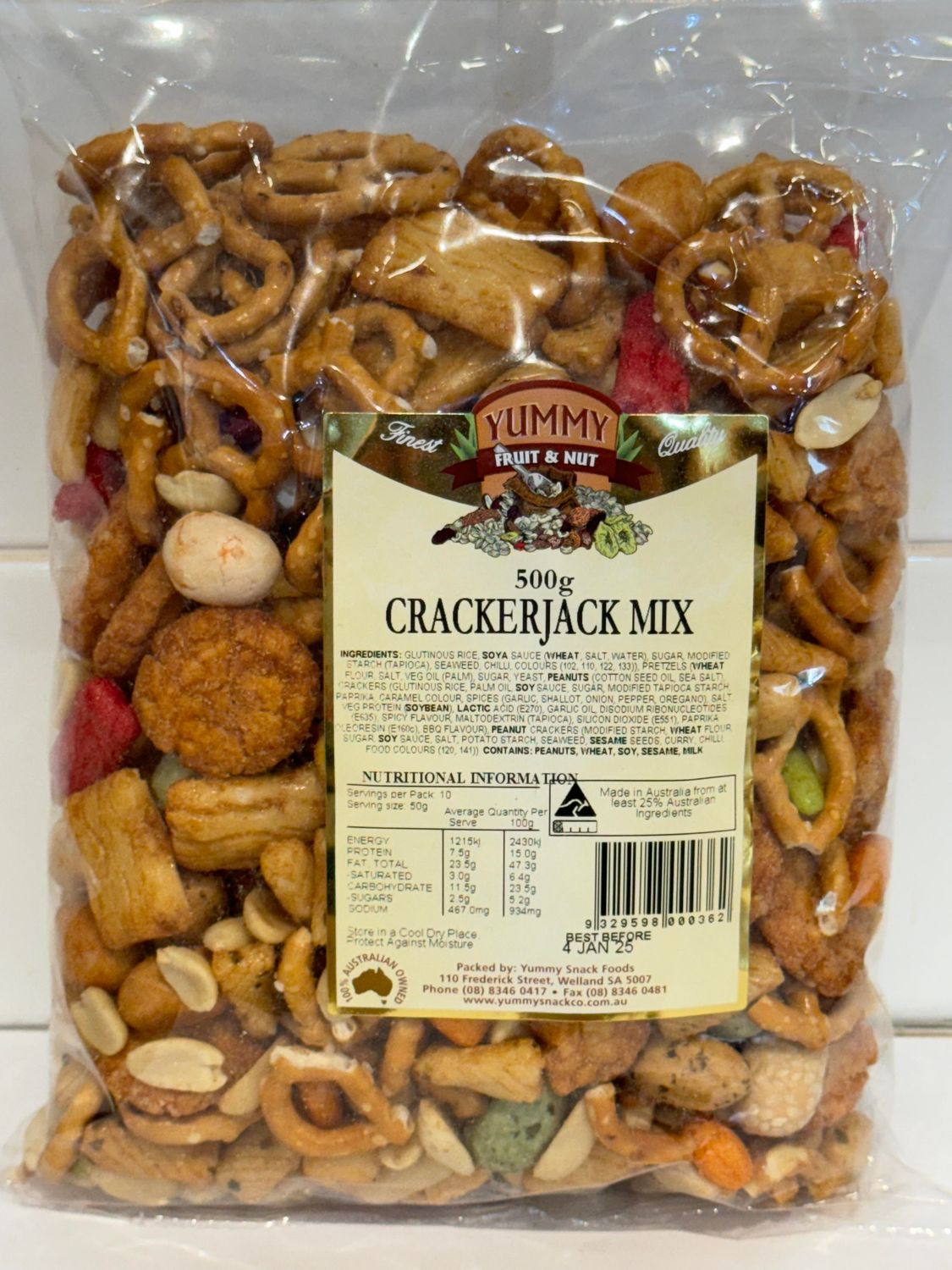 YUMMY SNACKS - 500g Crackerjack Mix
