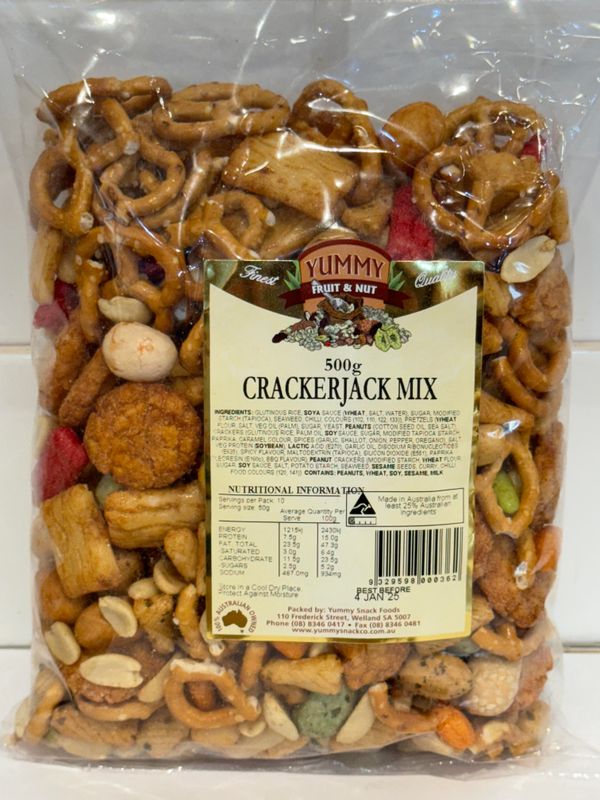 YUMMY SNACKS - 500g Crackerjack Mix