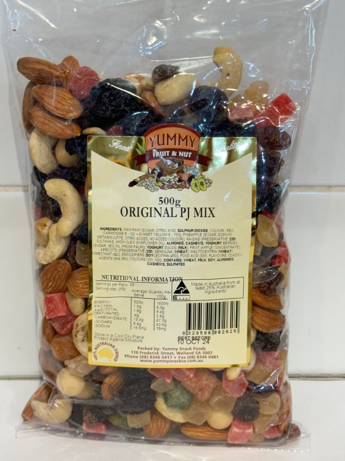 YUMMY SNACKS - 500g Original PJ Mix