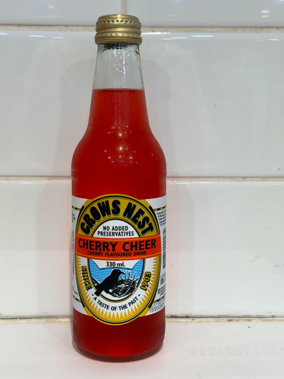 CROWS NEST - Cherry Cheer 330ml bottle, Each