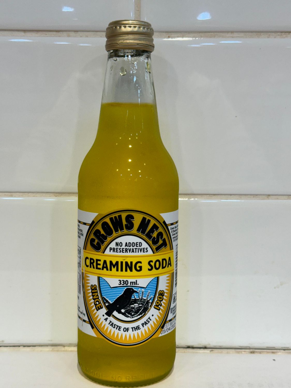 CROWS NEST - Creaming Soda 330ml bottle, Each