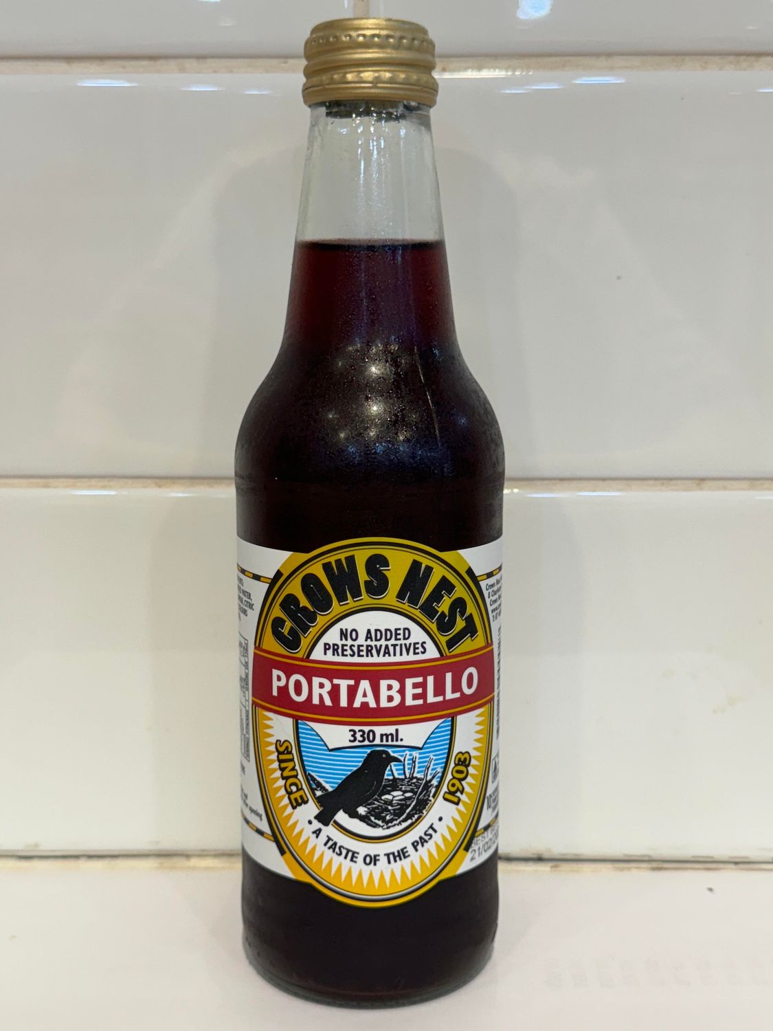 CROWS NEST - Portabello 330ml bottle, Each