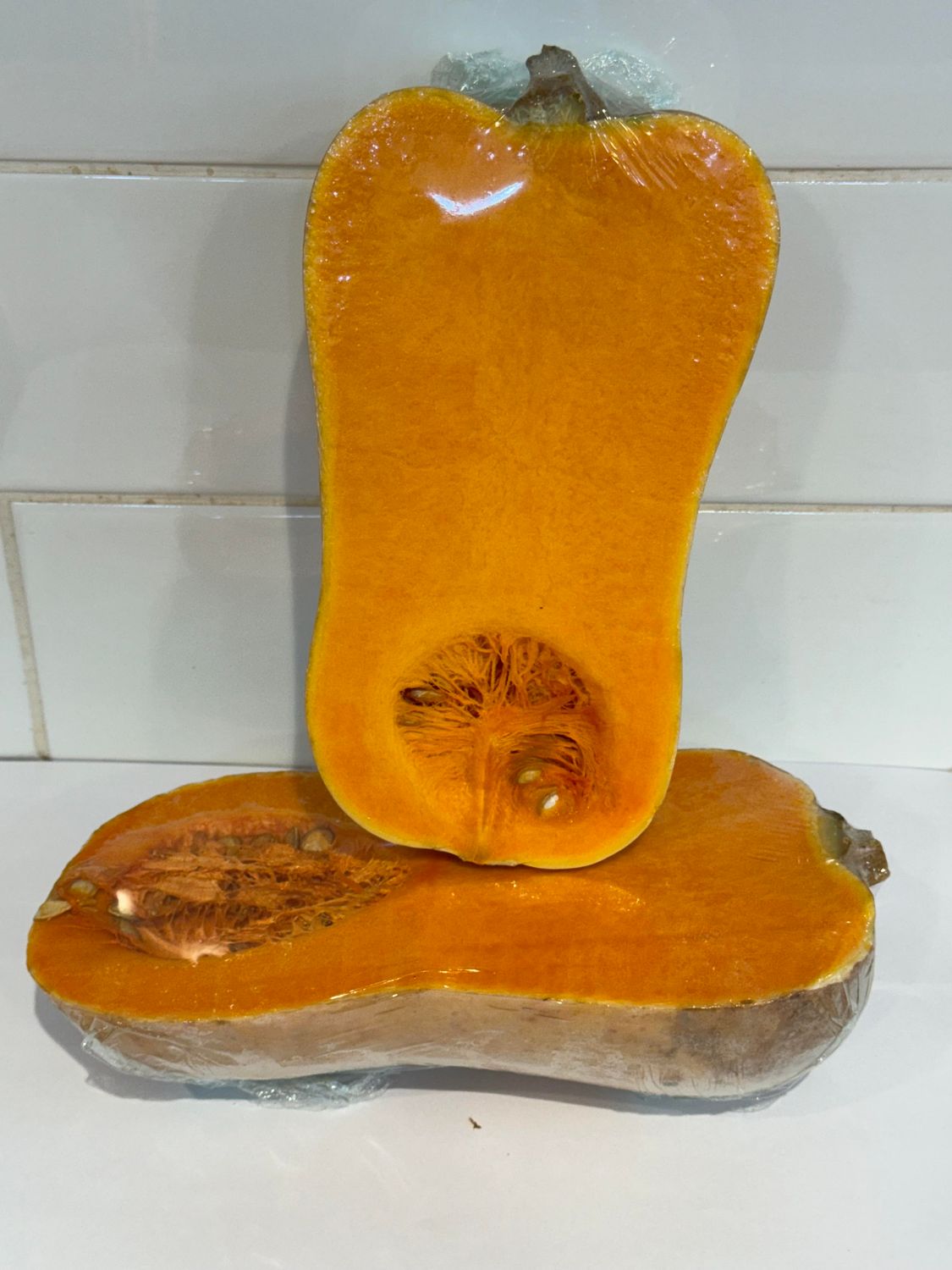 Pumpkin Butternut Cut 1/2, Each