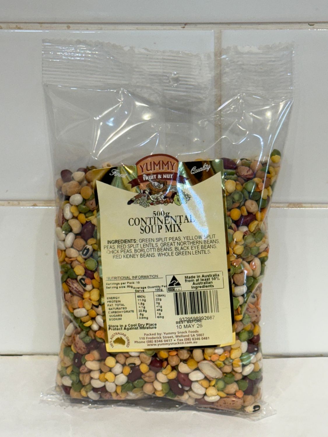 YUMMY SNACKS - Continental Soup Mix 500g