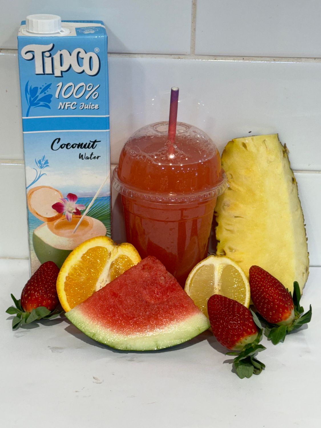FRUIT N VEG MIXED JUICES - Tropical Punch Cup