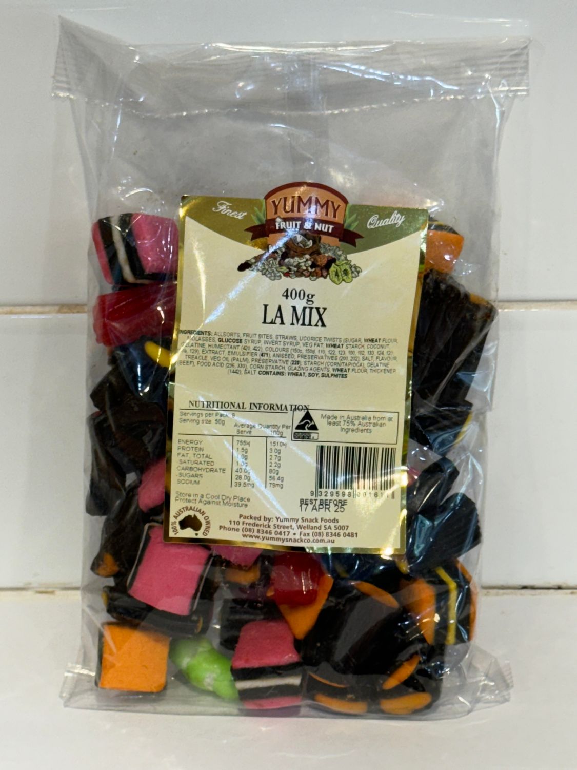 YUMMY SNACKS - 400G LA Mix