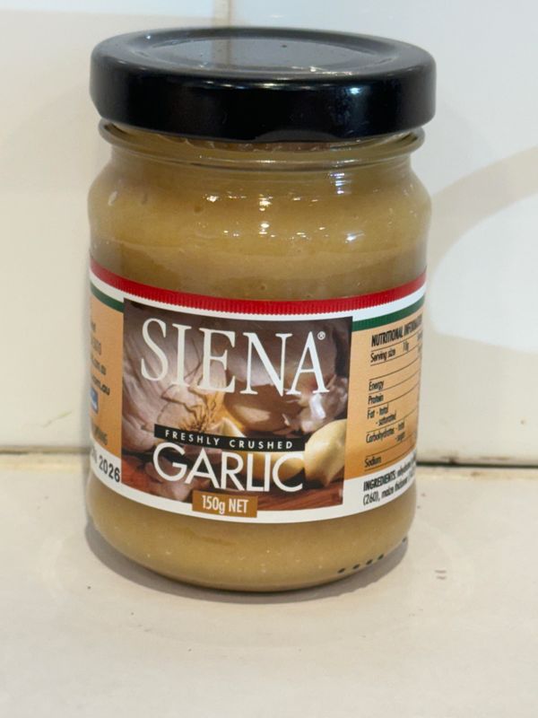 SIENA - Crushed Garlic 150G, Each
