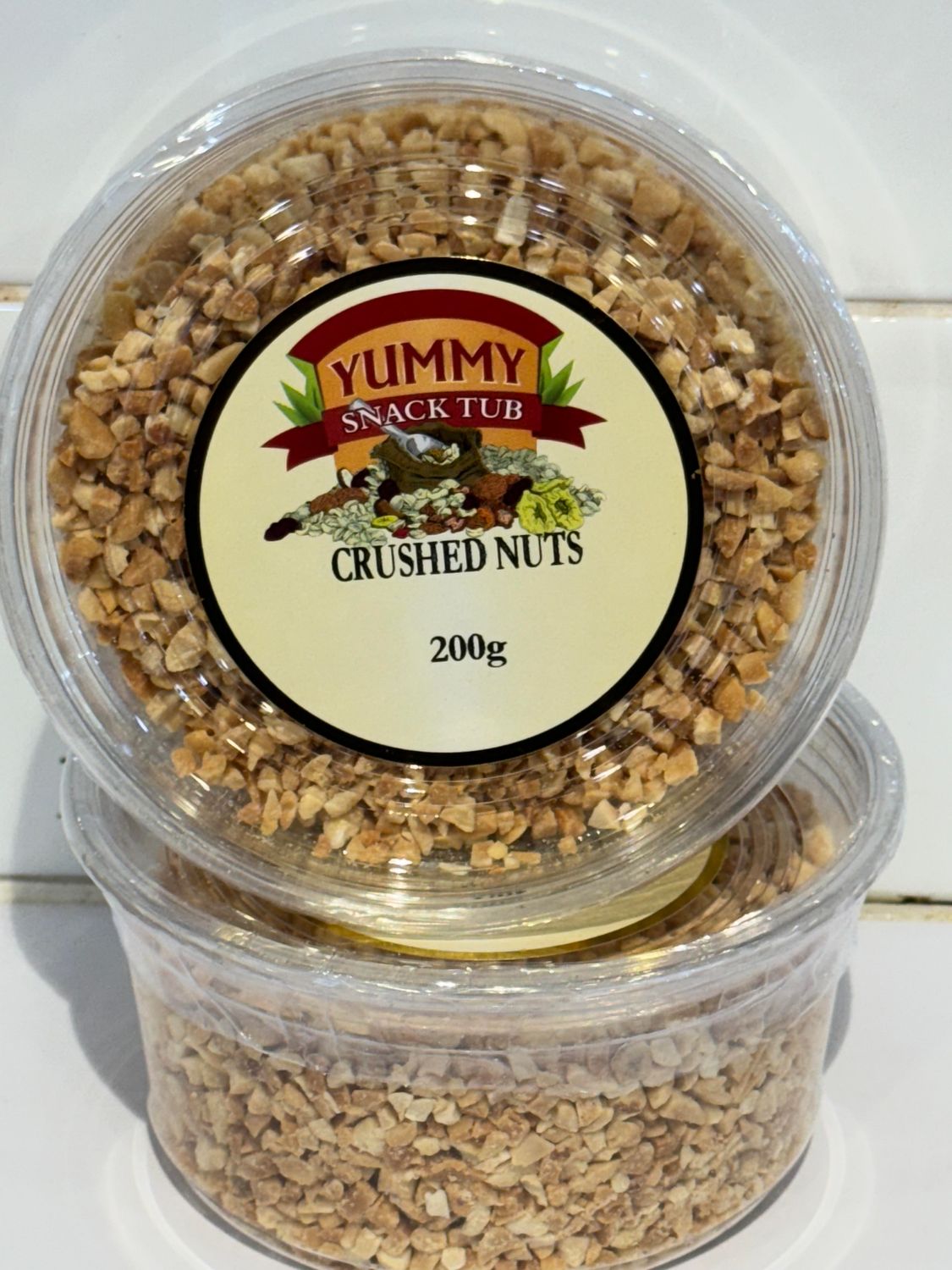 YUMMY SNACKS - 200g Crushed Nuts, Each