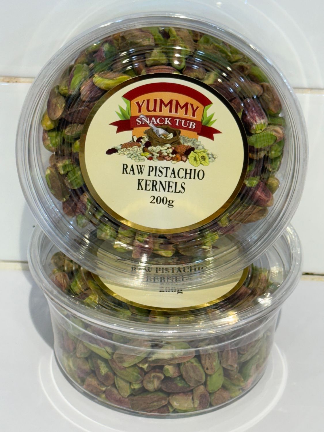 YUMMY SNACKS - 200g Raw Pistachio Kernels, Each