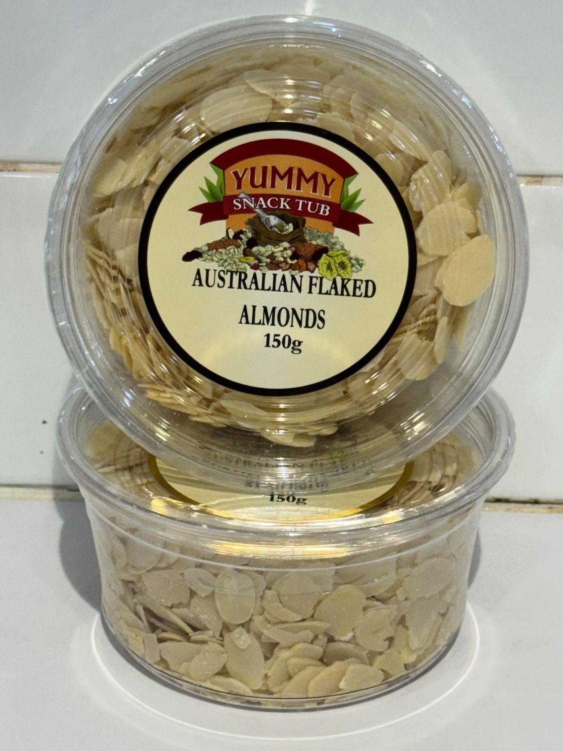 YUMMY SNACKS - 150g Australian Flaked Almonds, Each