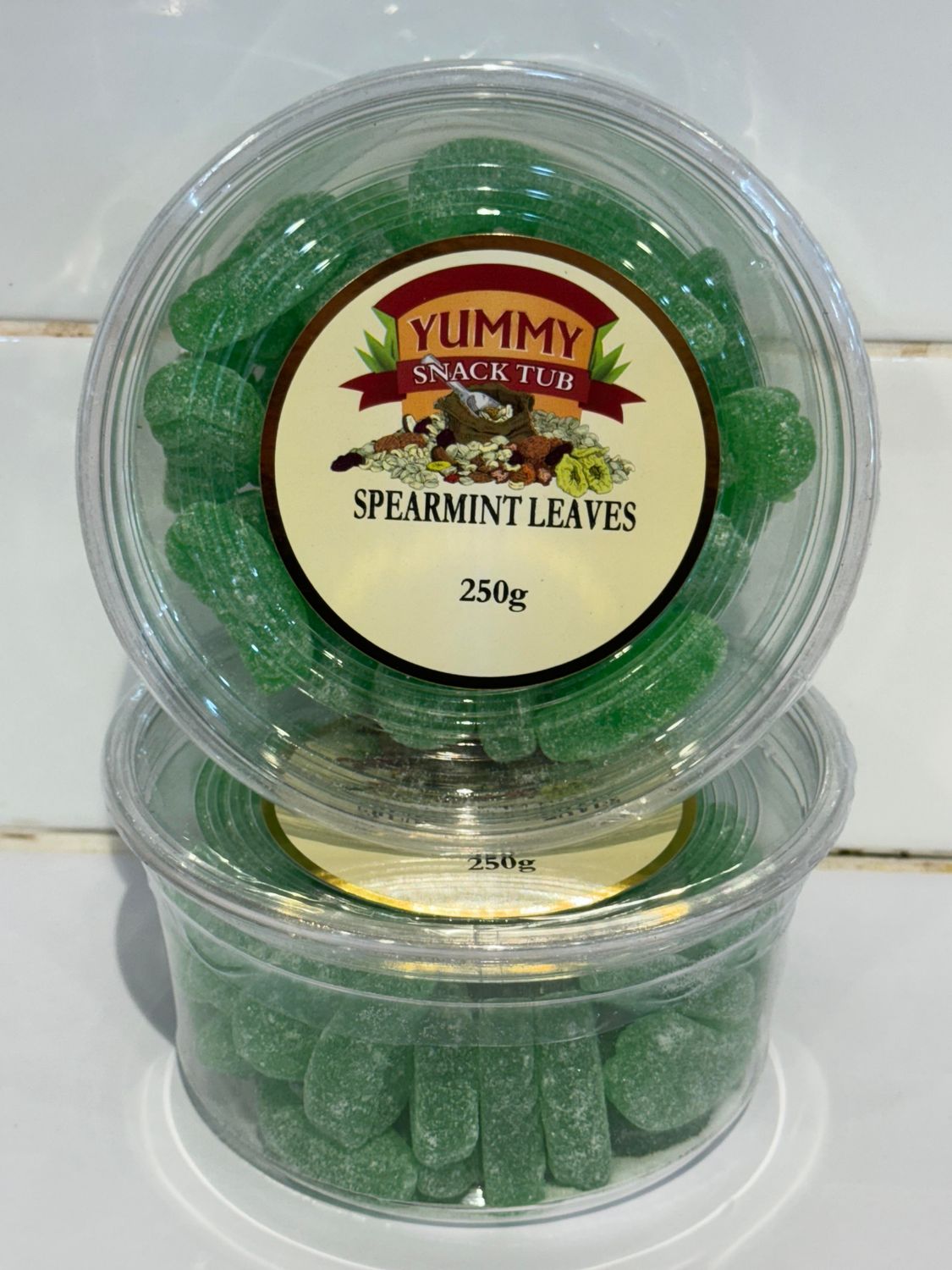 YUMMY SNACKS - 250g Spearmint Leaves, Each