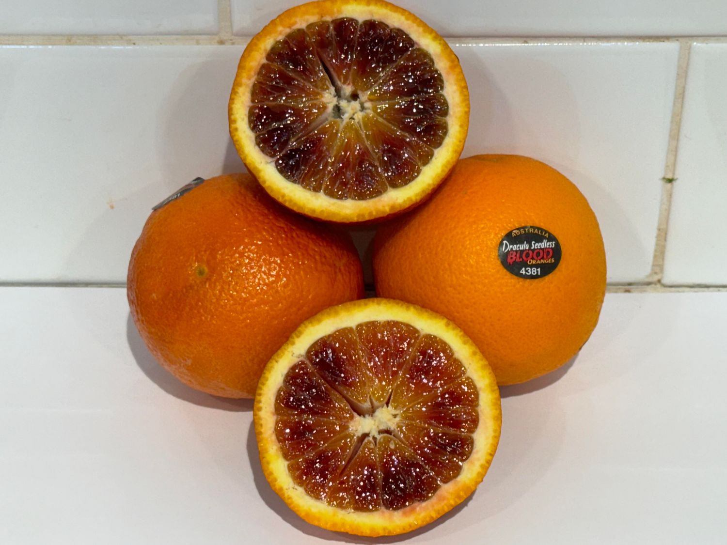 Blood Oranges, Each