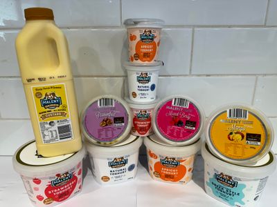 YOGHURTS and CUSTARD
