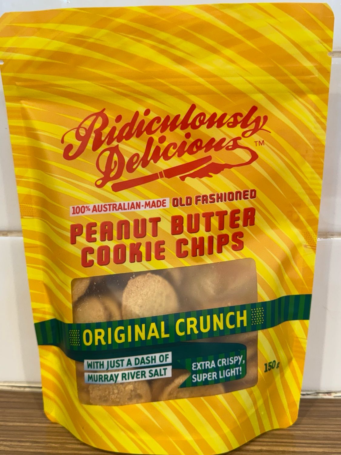 Ridiculously Delicious - 150G Peanut Butter Original Crunch Cookies