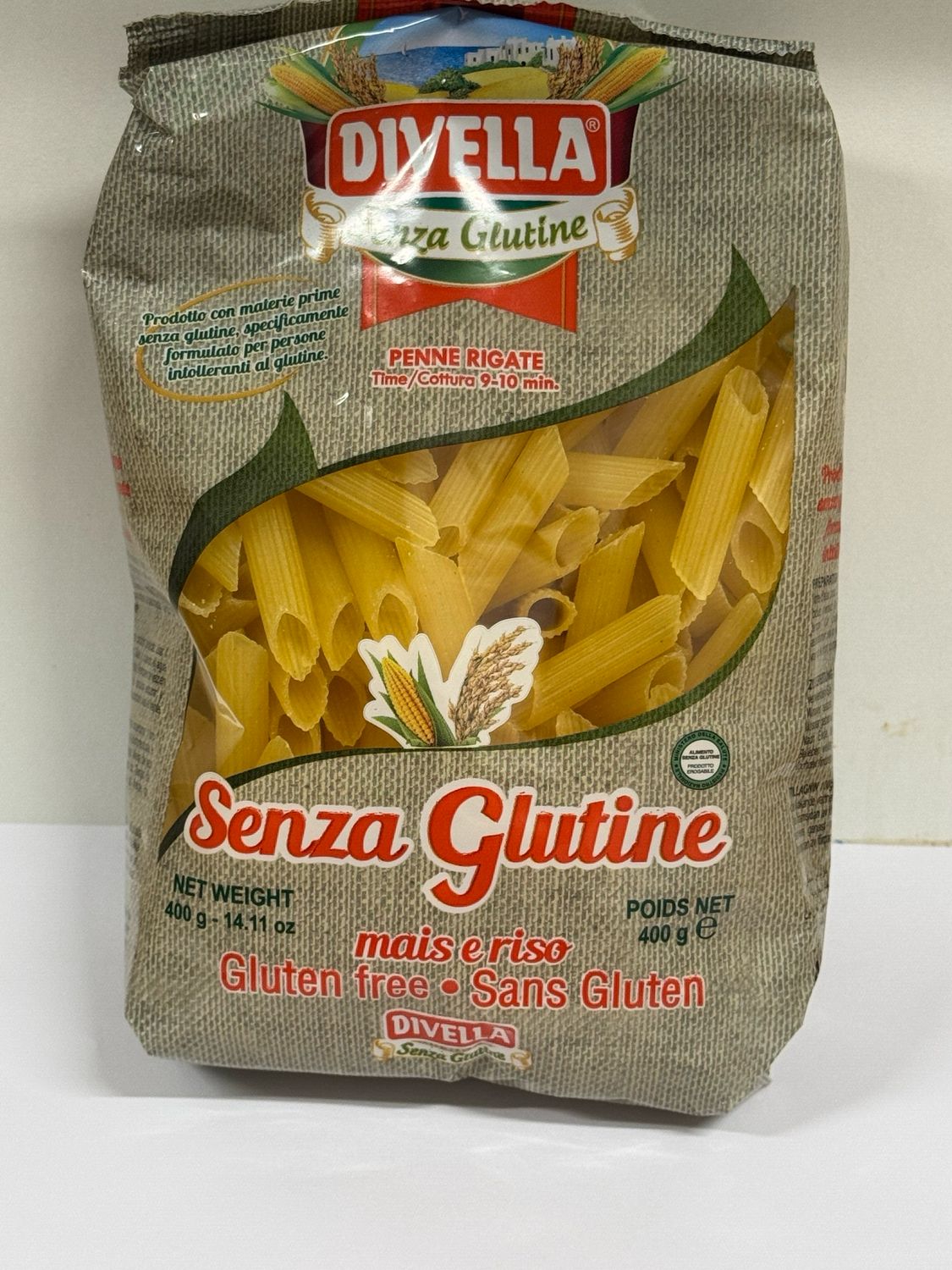DIVELLA - Gluten Free Penne Rigate, Each