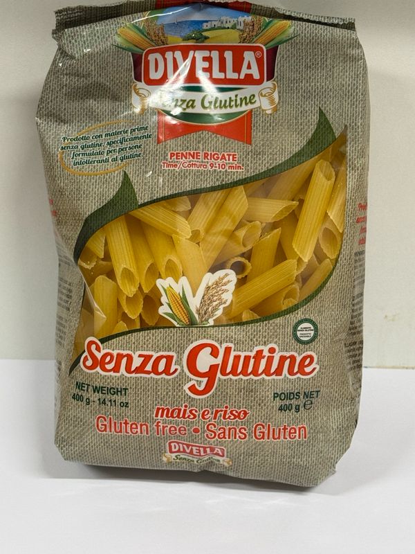DIVELLA - Gluten Free Penne Rigate, Each