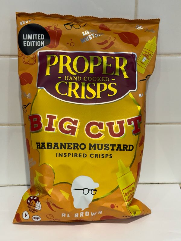 PROPER - Big Cut Habanero Mustard Crisps