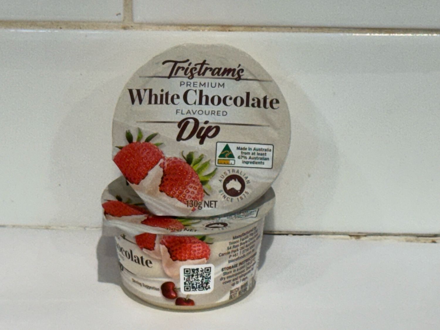 TRISTRAM’S - WHITE CHOC DIPPING SAUCE 130G