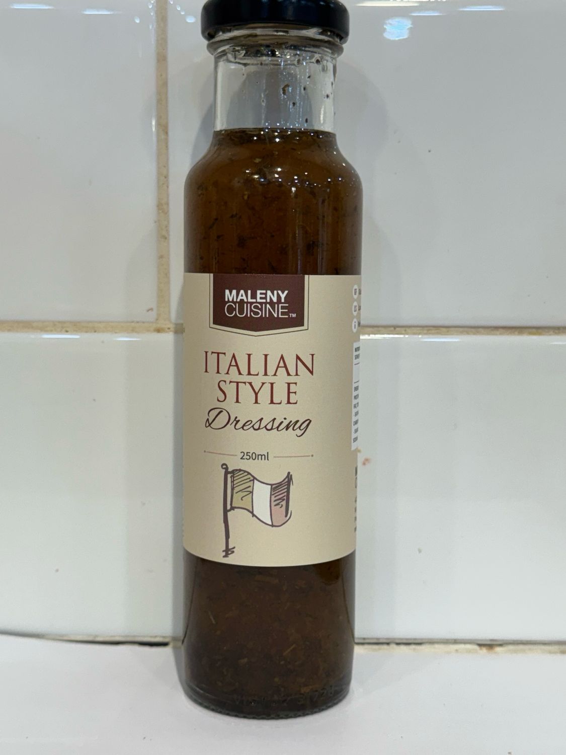 MALENY CUISINE - Italian Style Dressing 250ml, Each