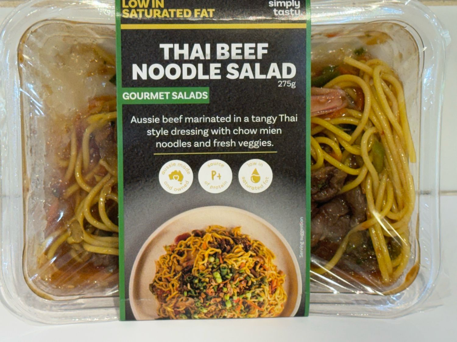 HEAT &amp; EAT - Thai Beef Noodle Salad 275g, Each