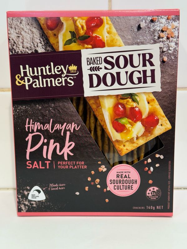 HUNTLEY &amp; PALMERS - Baked Sourdough Himalayan Pink Salt, Each