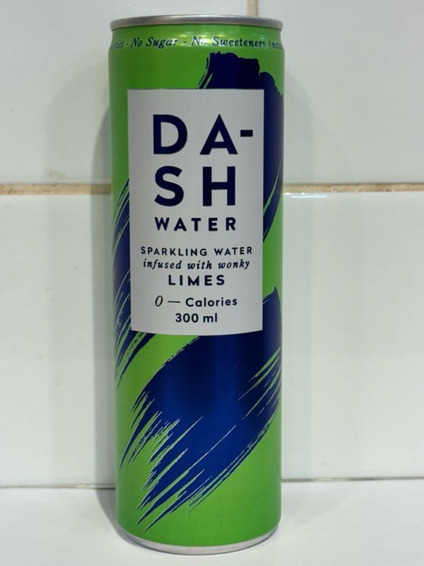 DASH - Sparkling Water, Lime 300ml, Each