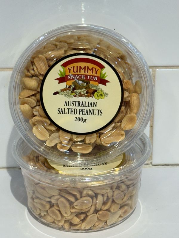 YUMMY SNACKS - 200G Australian Salted Peanuts