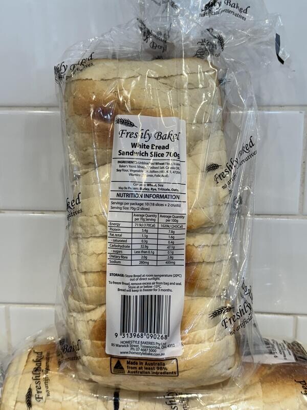 Toowoomba Bake Multigrain Sliced Bread