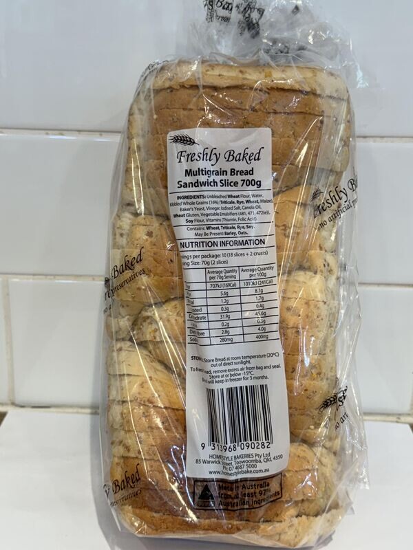 Toowoomba Bake Wholemeal Sliced Bread