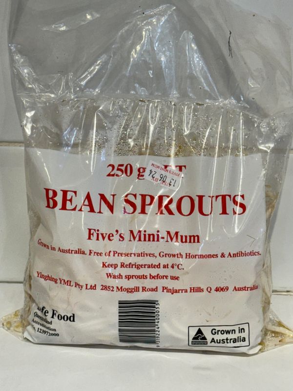 Bean Sprouts, Each