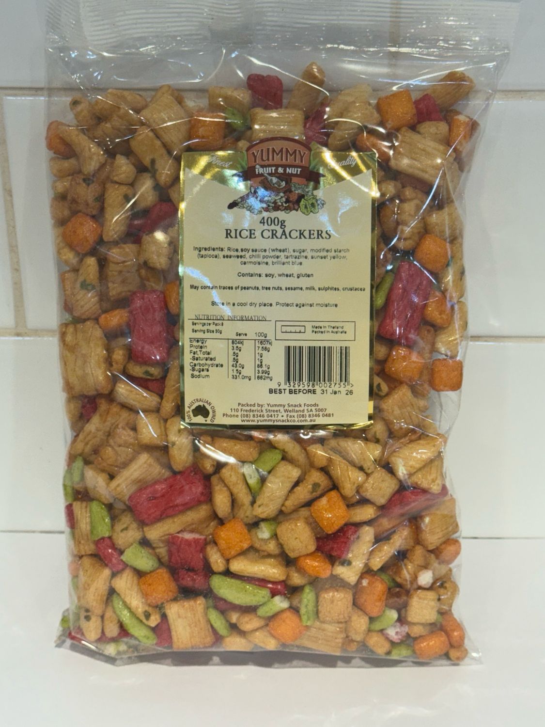 YUMMY SNACKS - 400G Rice Crackers