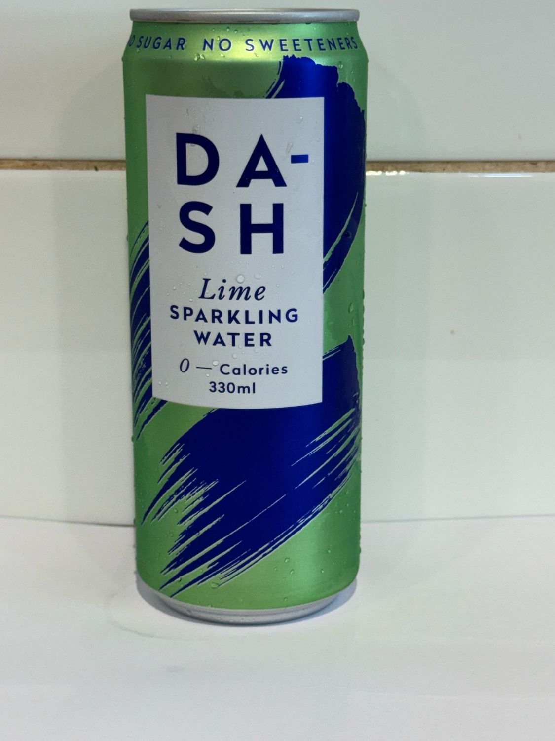DASH - Sparkling Water, Lime 330ml, Each