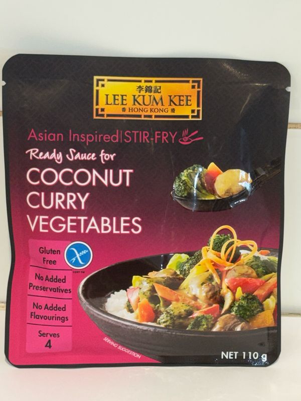 LEE KUM KEE - Ready Sauce For Coconut Curry Vegetables 110G, Each