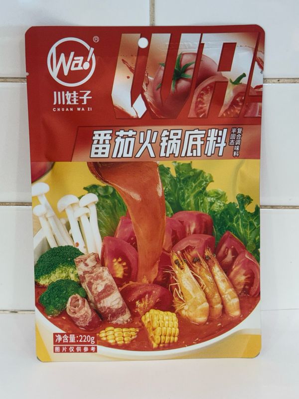 CWZ - Tomato Flavour Hot Pot Seasoning 220g, Each